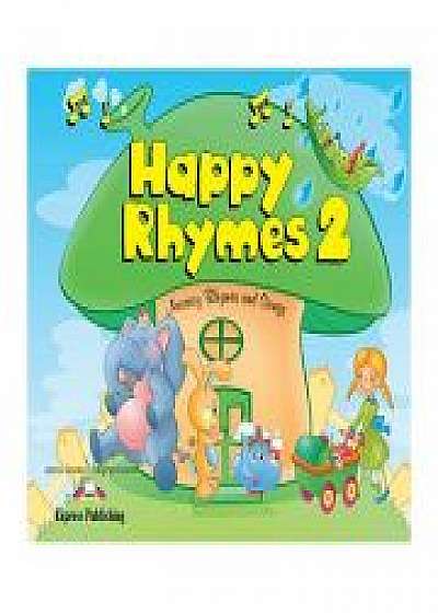 Coperta cărții Curs limba engleza Happy Rhymes 2 Carte uriasa, Virginia Evans de Jenny Dooley