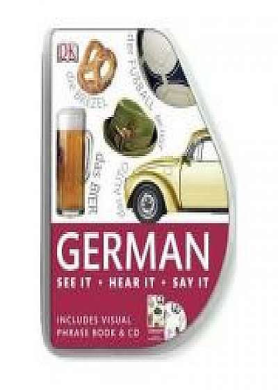 Coperta cărții German Visual Phrase Book