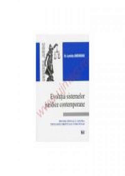 Coperta cărții Evolutia sistemelor juridice contemporane