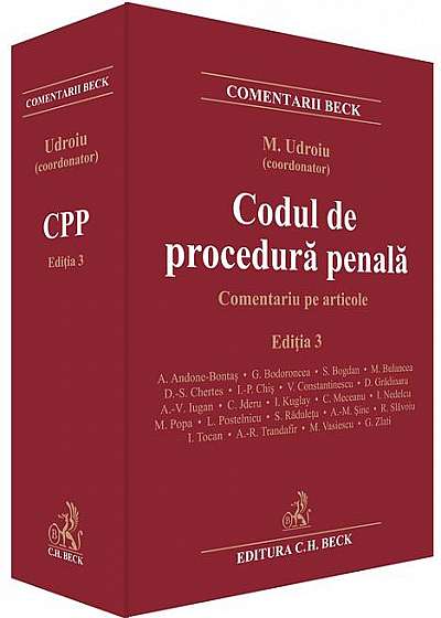 Codul de procedură penală. Comentariu pe articole