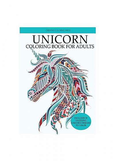 Unicorn Coloring Book: Adult Coloring Book with Beautiful Unicorn Designs