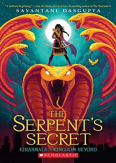 Coperta cărții The Serpent's Secret (Kiranmala and the Kingdom Beyond #1)