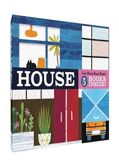 Coperta cărții House: First Words Board Books: 5 Books Inside!