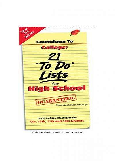 Countdown to College: 21 'to Do' Lists for High School