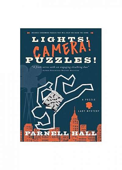 Coperta cărții Lights! Camera! Puzzles!: A Puzzle Lady Mystery