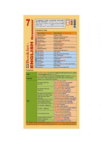 Pliant Booklet's English Grammar 7