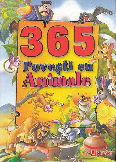 Coperta cărții 365 Povesti cu Animale