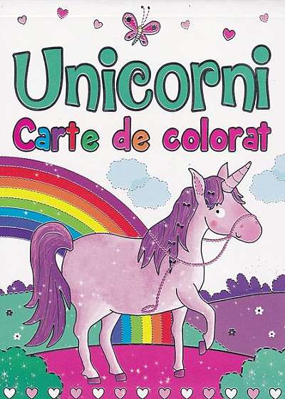 Coperta cărții Unicorni. Carte de colorat