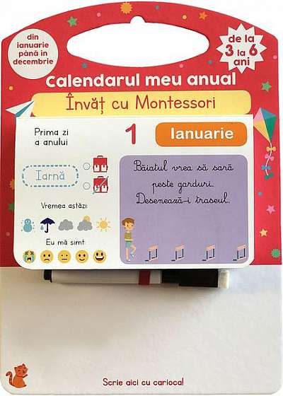 Calendarul meu anual. Învăț cu Montessori (3-6 ani)