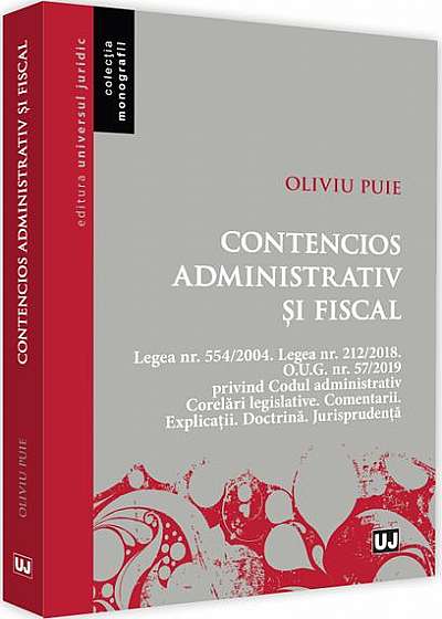 Contencios administrativ și fiscal 2019