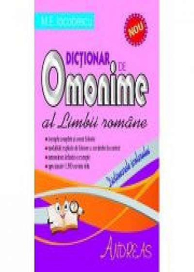 Dictionar de omonime al limbii romane (M. E. Iacobescu)