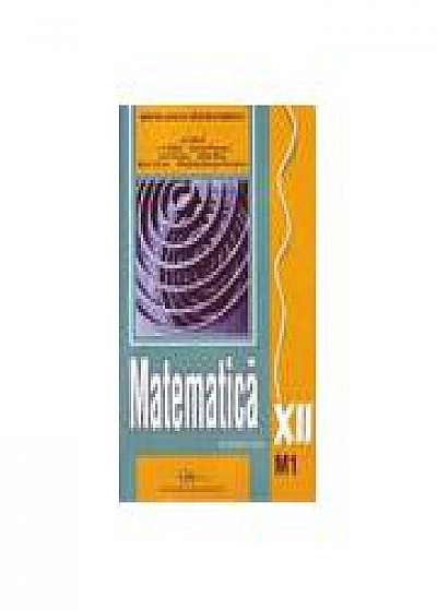 Manual matematică M1 - clasa a XII-a