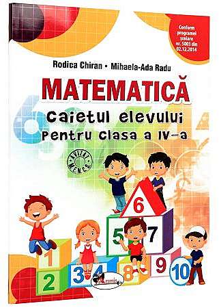 Caiet Matematica. Clasa a IV-a