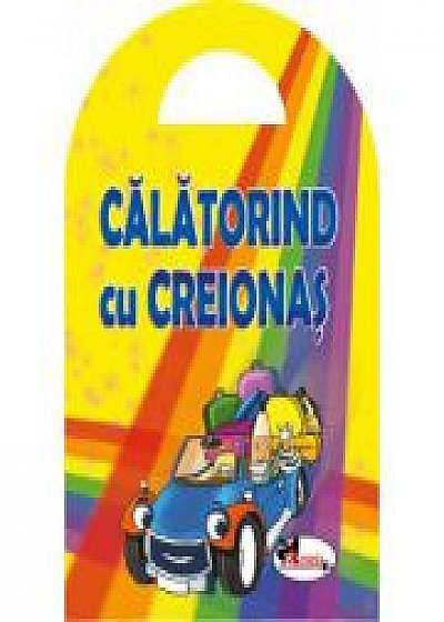 Calatorind cu creionas (carte de colorat)