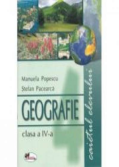 Geografie clasa a IV-a. Caietul elevului (Manuela Popescu)