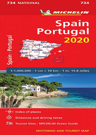 Harta Spania & Portugalia 2020