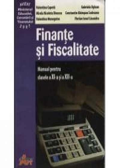 Finante si fiscalitate- Manual pentru clasele a XI-a si a XII-a,(Valentina Capota)