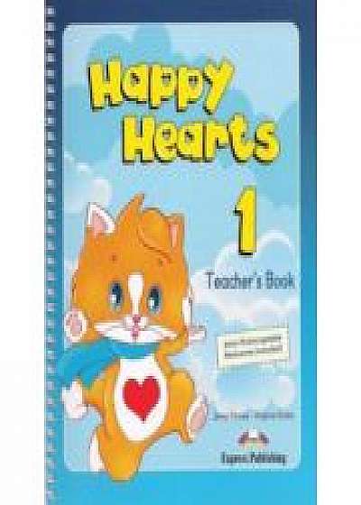 Coperta cărții Happy Hearts 1, Manualul profesorului, (Curs pentru prescolari)