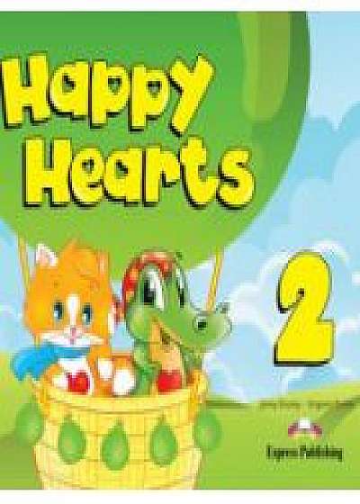 Coperta cărții Happy Hearts 2, Pupils Book, Manualul elevului (Fise de lucru+Figurine+Abtipilde)