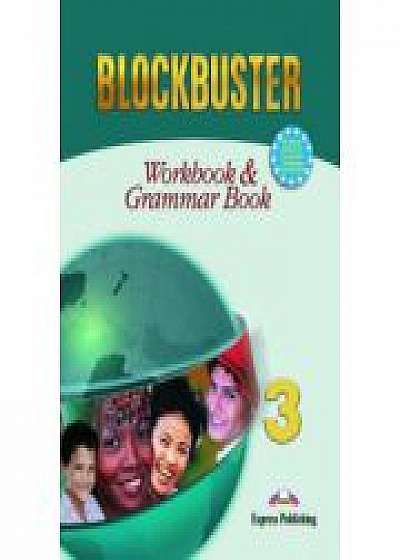 Blockbuster 3, Workbook with Grammar, Caiet de limba engleza, pentru clasa VII-a