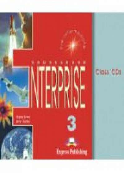 Enterprise 3, Pre-Intermediate. Class audio CDs, (Set 3 CD) Curs de limba engleza pentru clasa VII-a