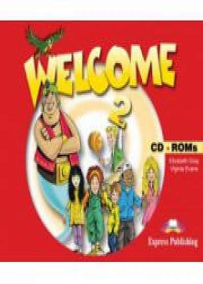 Welcome 2 CD-ROM (set 4 CD-uri ) Curs de limba engleza pentru clasa IV