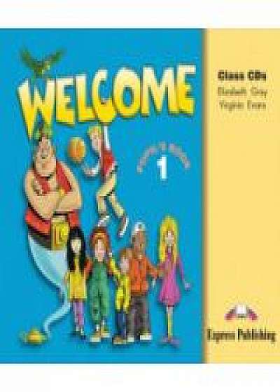 Welcome 1, Audio CD (set 3 CD), Curs de limba engleza pentru clasa III-a