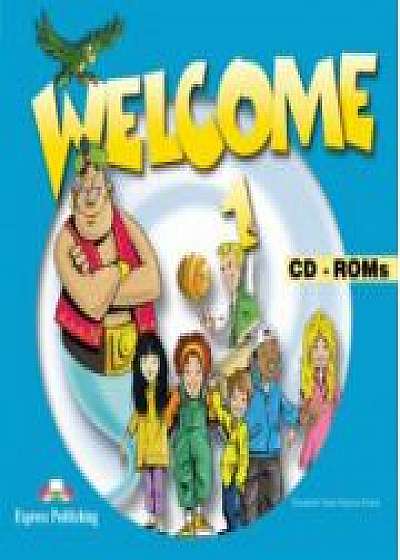 Welcome 1 CD-ROM (set 4 CD), Curs de limba engleza pentru clasa III-a