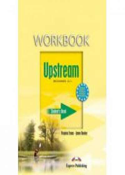 Coperta cărții Upstream, Beginner A1+. Workbook- Caietul elevului clasa a V-a (Virginia Evans ) de Jenny Dooley