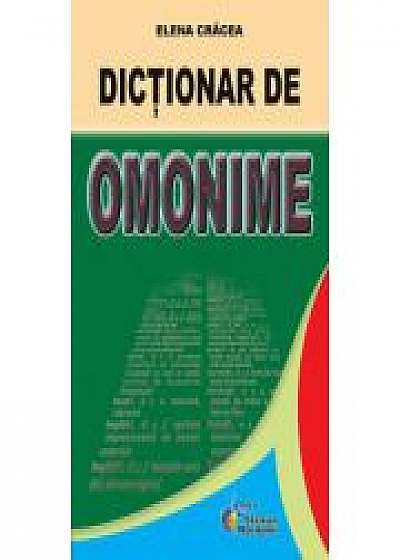 Dictionar de omonime - Cracea Elena