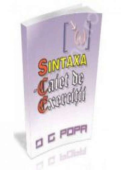 Sintaxa - caiet de exercitii (O. G. Popa)
