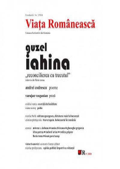 Revista "Viata Romaneasca" nr. 9 (septembrie 2020)