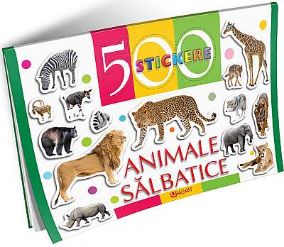 500 stickere - Animale salbatice