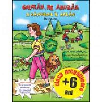Coperta cărții Coloram, ne amuzam - In parc