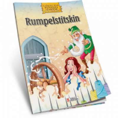 Coperta cărții Rumpelstiltskin-Carte de colorat A4 cu ilustratii