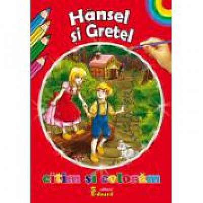 Citim si coloram - Hansel si Gretel