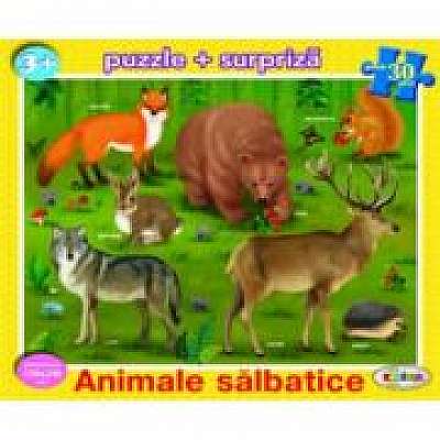 Coperta cărții Puzzle Animale salbatice