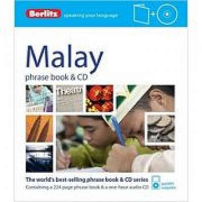 Coperta cărții Berlitz Language: Malay Phrase Book & CD (Berlitz Phrase Book & CD)