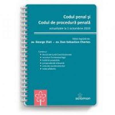 Codul penal si Codul de procedura penala – actualizate la 1 octombrie 2020, Dan-Sebastian Chertes