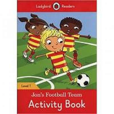 Coperta cărții Jon's Football Team Activity Book