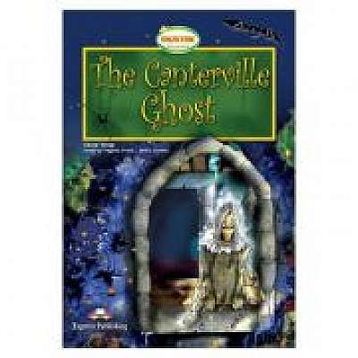Coperta cărții The Canterville Ghost cu cross-platform App de Jenny Dooley