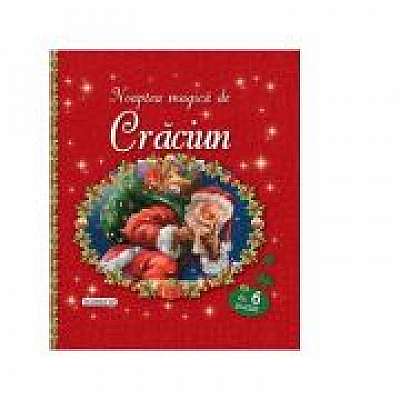 Coperta cărții Noaptea magica de Craciun (cu 6 puzzle)