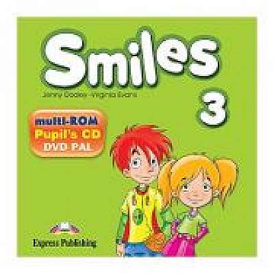 Curs limba engleza Smiles 3 Multi-ROM, Virginia Evans