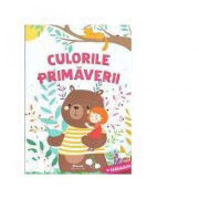 Coperta cărții Culorile primaverii (cu abtibilduri)