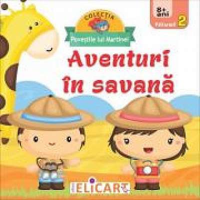 Coperta cărții Aventuri in savana