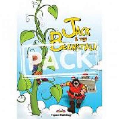 Coperta cărții Jack and The Beanstalk cu MULTI-ROM, Jenny Dooley de Virginia Evans