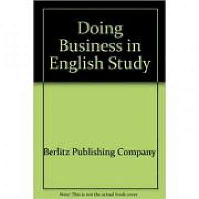 Coperta cărții Doing Business in English Study