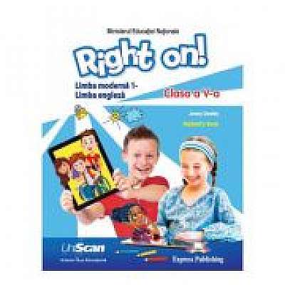 Coperta cărții Limba Moderna 1 Engleza Clasa a V-a manual elev + manual digital CD de Jenny Dooley