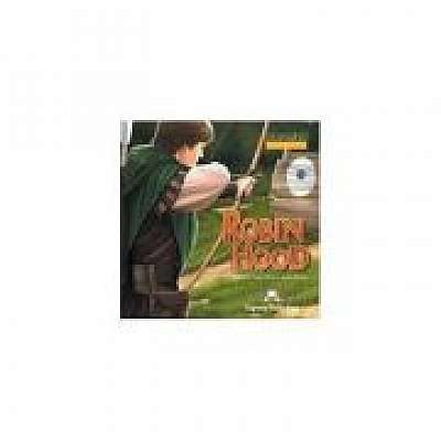 Coperta cărții Benzi desenate Robin Hood DVD de Jenny Dooley