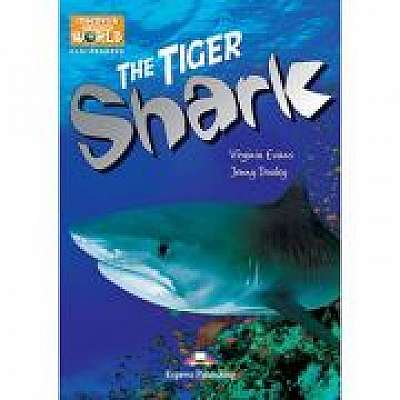 Coperta cărții Literatura CLIL The Tiger Shark cu cross-platform App de Jenny Dooley